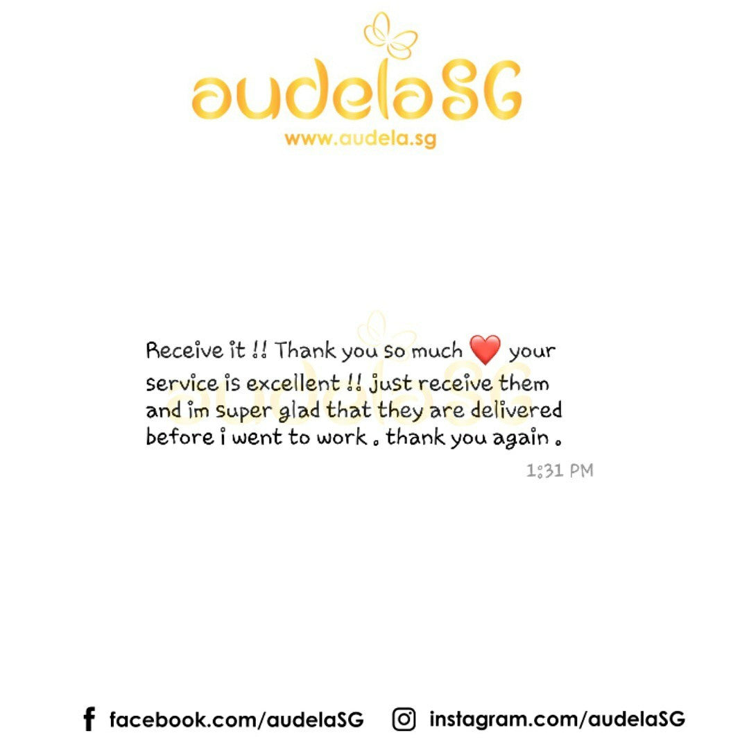 Audela Sg service is excellent. Thank you so much