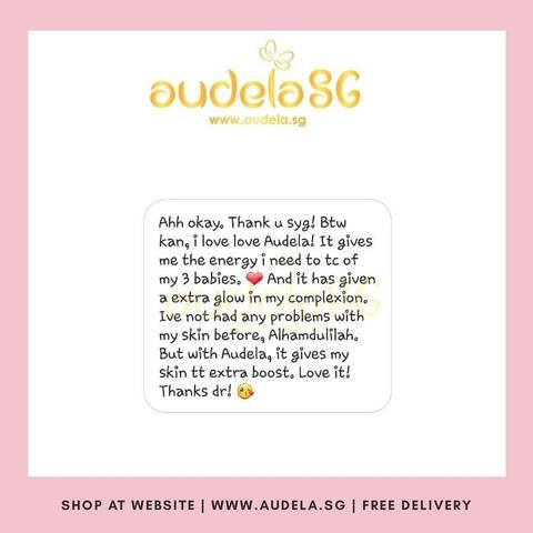 I love love Audela! It gives me the energy I need to take care of my 3 babies.