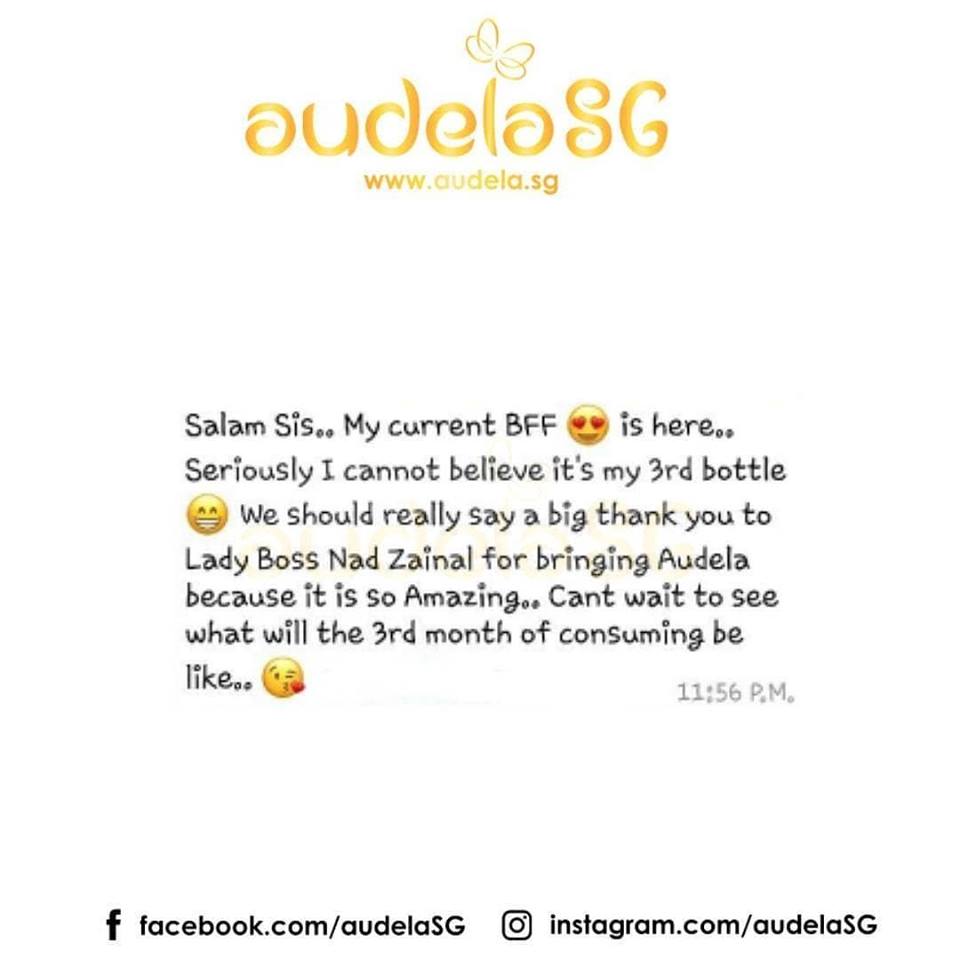 It's so AMAZING! Current BFF is AUDELA!!