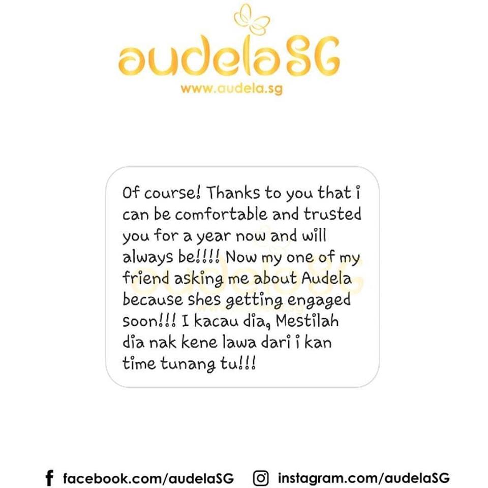 One of our loyal customers, Thank you so much dear!