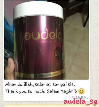 Received Audela by Nad Zainal safely