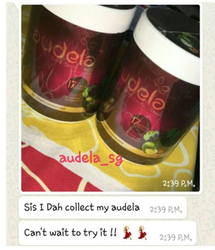 I dah collect my audela cant wait to try