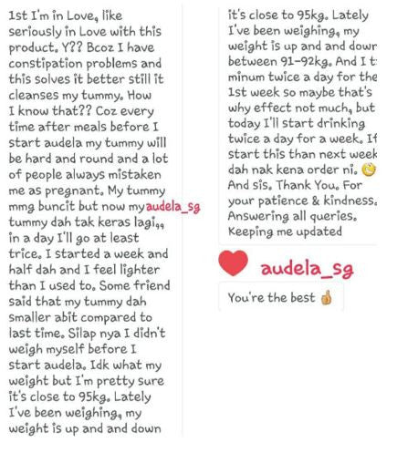 Audela effectively helps to lose weight