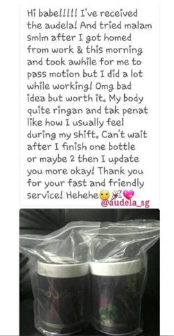 My body quite ringan and tak penat