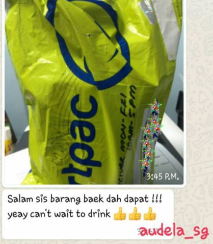 Salam sis barang baek dah dapat