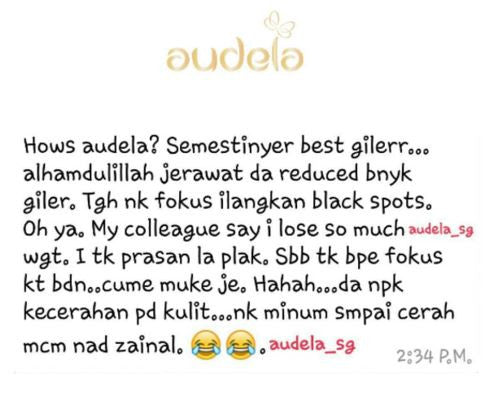Jerawat da reduced banyak giler