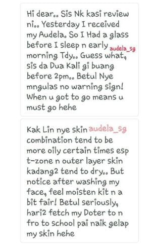 Face feel moisturize and a bit fair