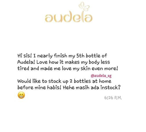 Love how audela makes my body less tired