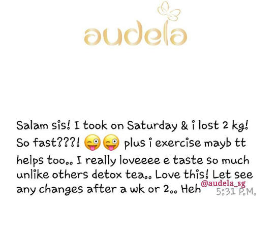 I took on Saturday and I lost two kilogram so fast