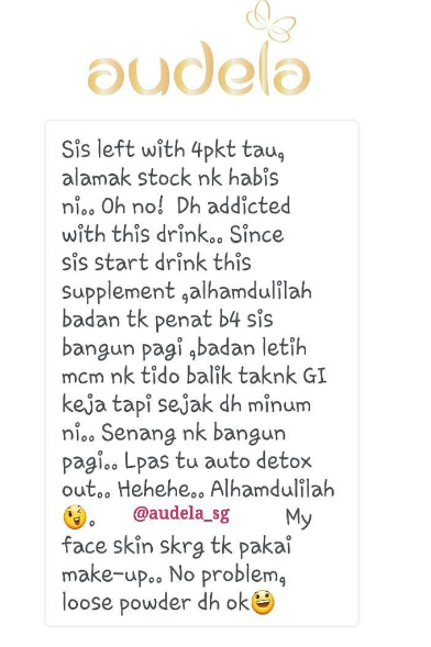 My skin sekarang tak pakai make up