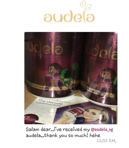 Ive received my audela. Thank you