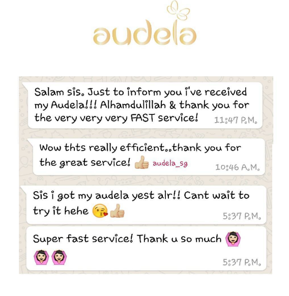 Super fast service from audelasg
