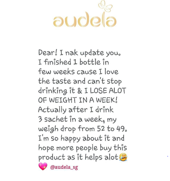 I love the taste and I cant stop drinking it