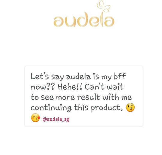 Audela is my bff now