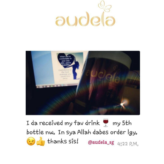 Received my fav drink of audela