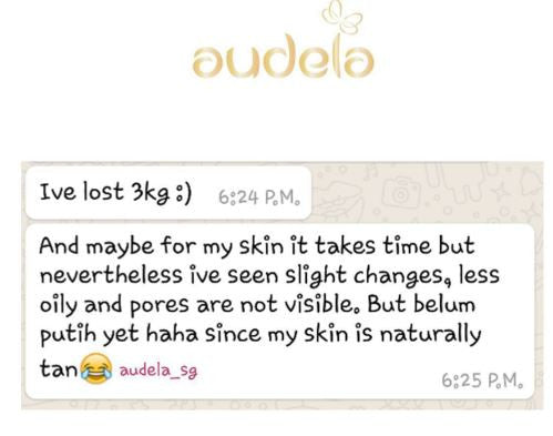 Face is less oily and pores not visible