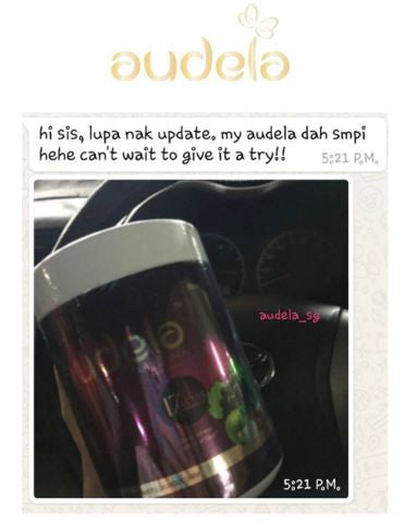 My audeala dah sampai cant wait to give it a try