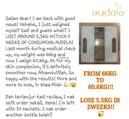 I lost around around five kilogram