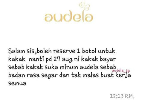 Badan rasa segar and tak malas buat kerja
