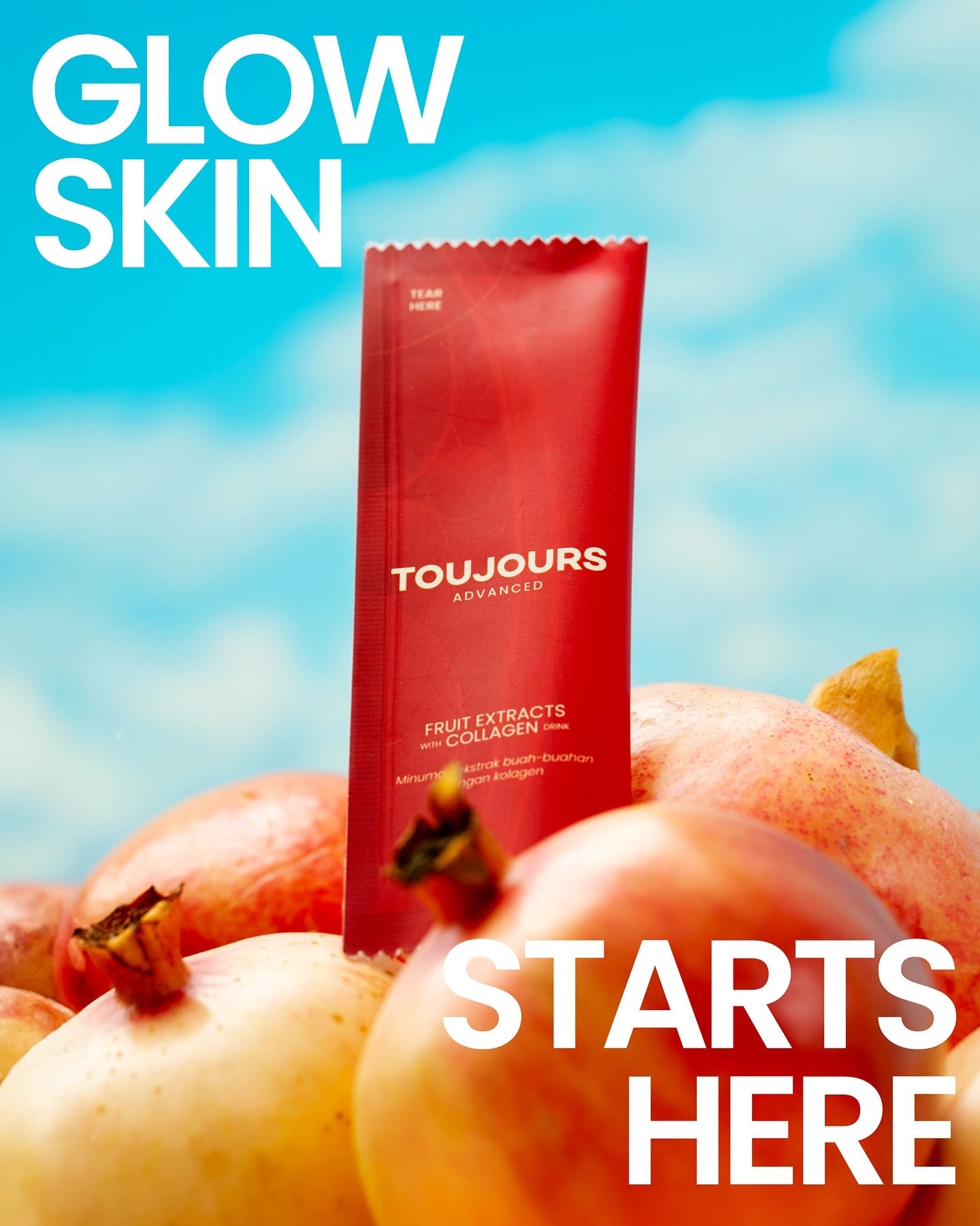 Toujours Advanced Fruit Extracts with Collagen Drink